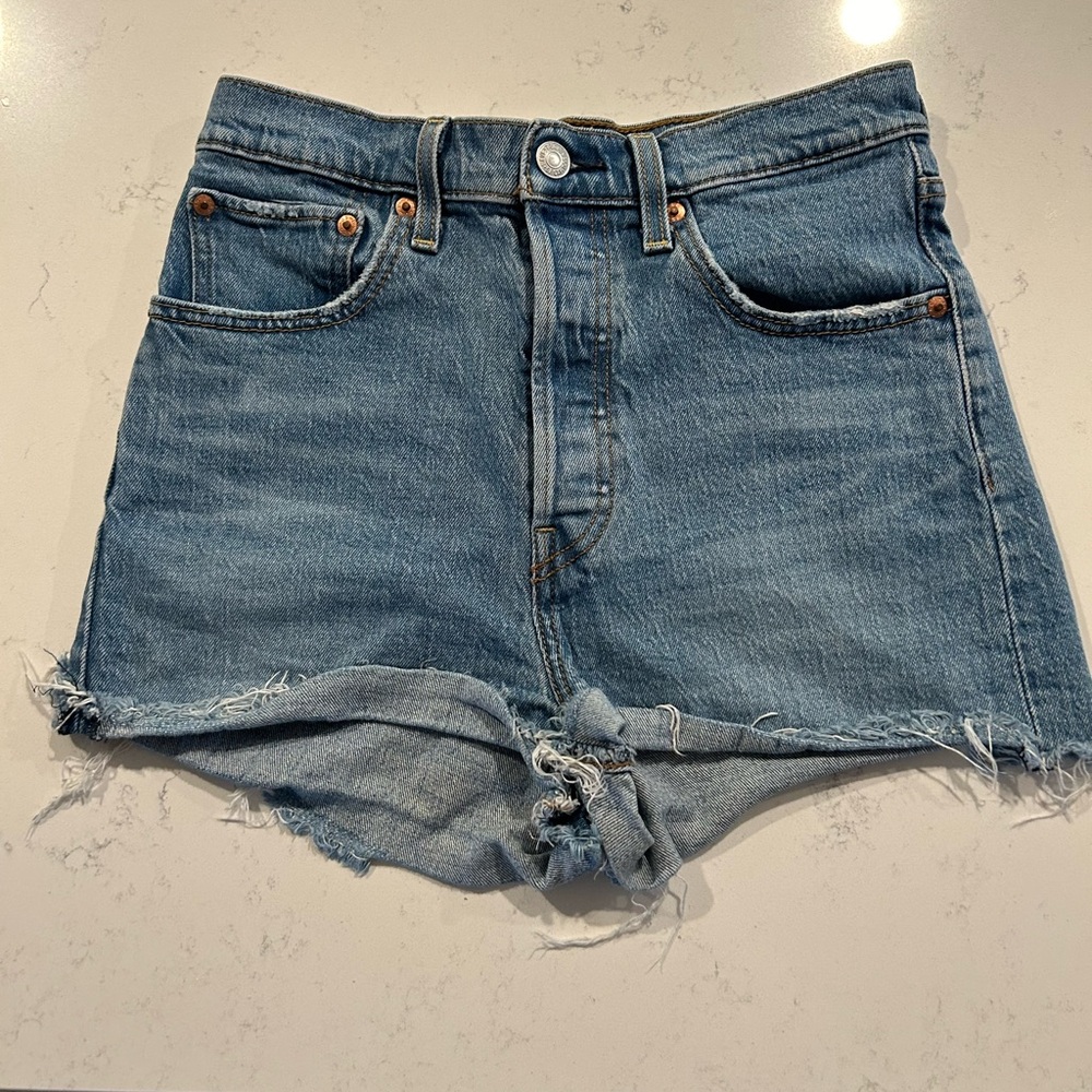 Levi's Classic Blue Jean Shorts